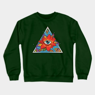 Illuminati Mandala Art Crewneck Sweatshirt